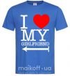 Чоловіча футболка I LOVE MY GIRLFRIEND Яскраво-синій фото
