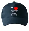 Кепка I love my wife Темно-синій фото