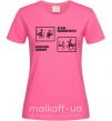 Жіноча футболка Влаштуємо свавілля Яскраво-рожевий фото