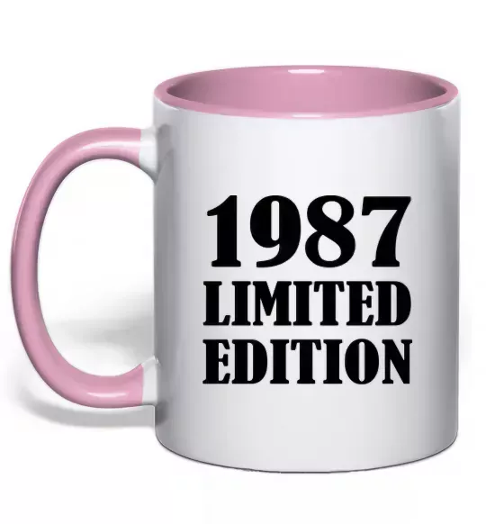 Чашка с цветной ручкой 19ХХ LIMITED EDITION Нежно розовый фото