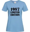 Жіноча футболка 19ХХ LIMITED EDITION Блакитний фото