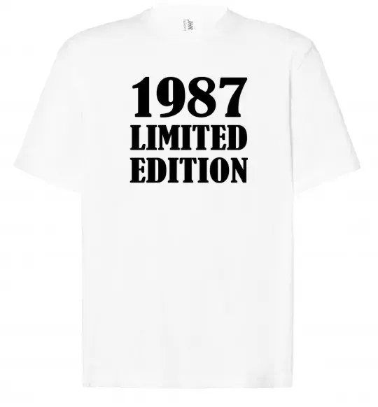 Футболка Оверсайз 19ХХ LIMITED EDITION Білий фото