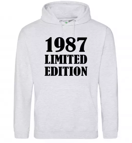 Чоловіча толстовка (худі) 19ХХ LIMITED EDITION Сірий меланж фото