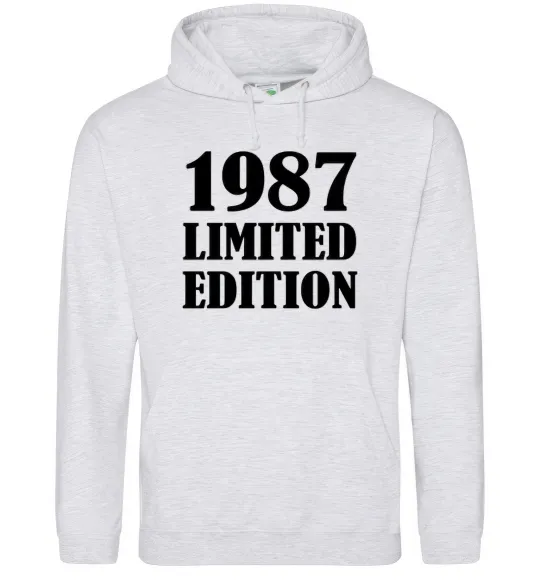 Женская толстовка (худи) 19ХХ LIMITED EDITION Серый меланж фото