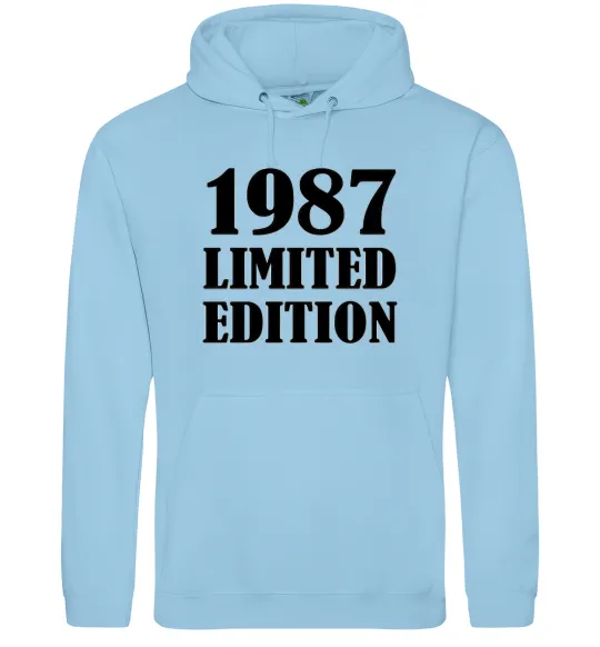 Женская толстовка (худи) 19ХХ LIMITED EDITION Голубой фото