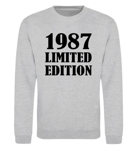 Світшот 19ХХ LIMITED EDITION Сірий меланж фото