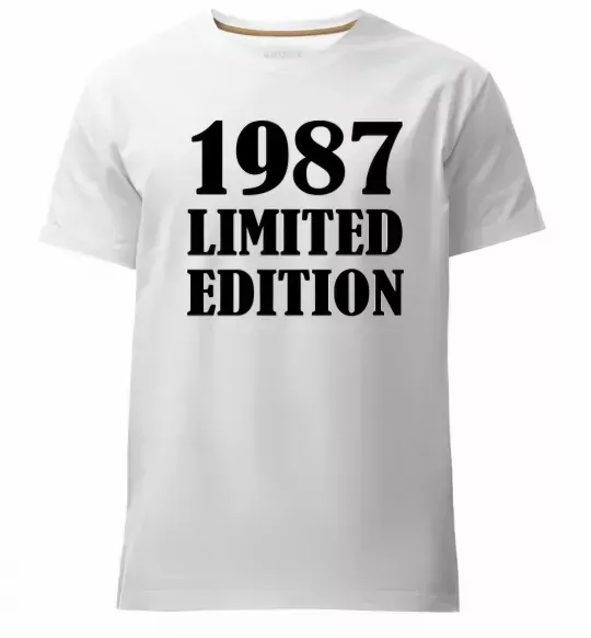 Мужская премиум футболка 19ХХ LIMITED EDITION Белый фото