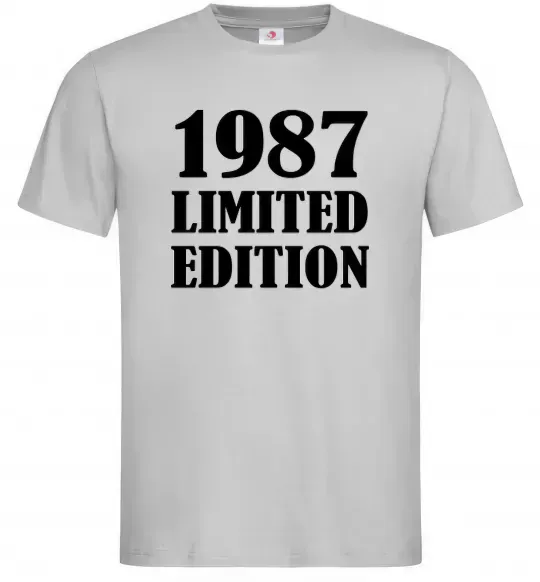 Чоловіча футболка 19ХХ LIMITED EDITION Сірий фото