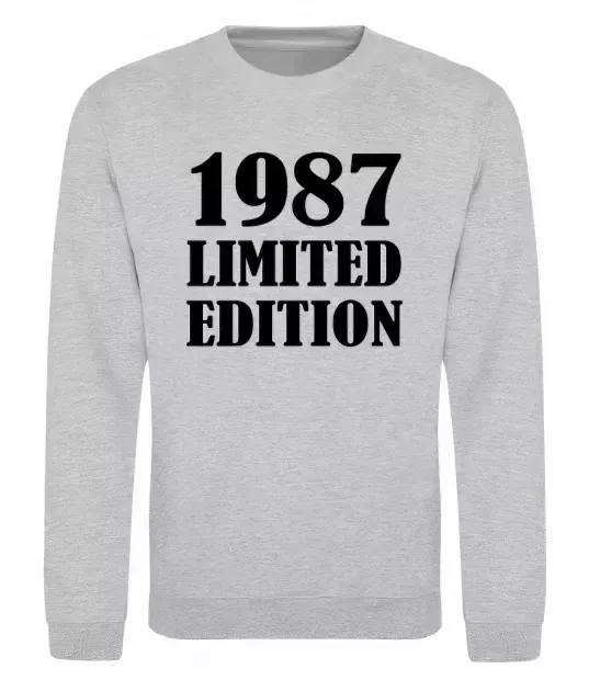 Світшот 19ХХ LIMITED EDITION Сірий меланж фото