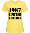 Женская футболка 19ХХ LIMITED EDITION Лимонный фото