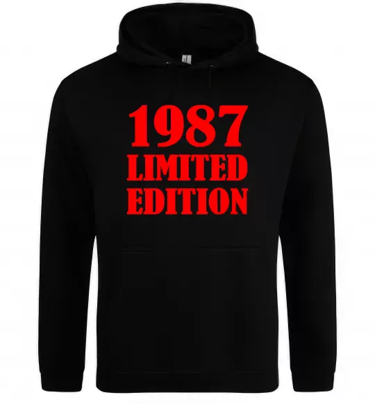 Чоловіча толстовка (худі) 19ХХ LIMITED EDITION Чорний фото