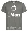 Чоловіча футболка iMAN Графіт фото