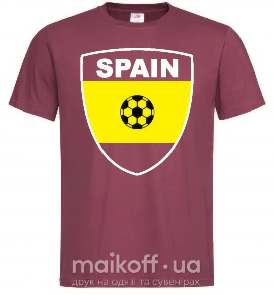 Чоловіча футболка SPAIN Бордовий фото