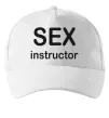 Кепка SEX INSTRUCTOR Білий Кепка SEX INSTRUCTOR Білий фото