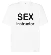 Футболка Оверсайз SEX INSTRUCTOR Белый фото