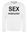 Свитшот SEX INSTRUCTOR Белый Свитшот SEX INSTRUCTOR Белый фото