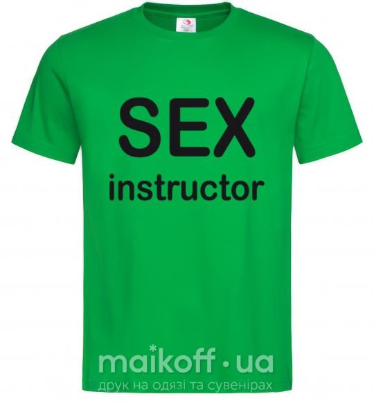 Чоловіча футболка SEX INSTRUCTOR Зелений фото