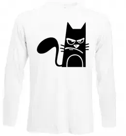 Лонгслив Ramen cat Белый фото Лонгслив Ramen cat Белый фото