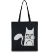Еко-сумка ANGRY CAT Чорний фото