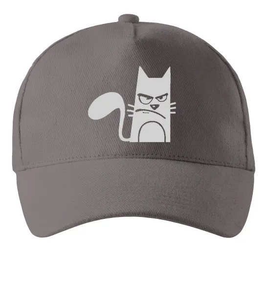 Кепка ANGRY CAT Серый фото