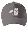 Кепка ANGRY CAT Серый фото