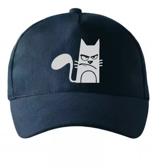 Кепка ANGRY CAT Темно-синій фото