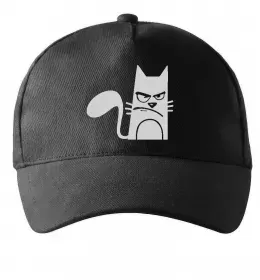 Кепка ANGRY CAT Чорний фото