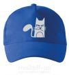 Кепка ANGRY CAT Ярко-синий фото