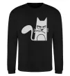 Свитшот ANGRY CAT Черный фото