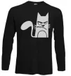 Лонгслів ANGRY CAT Чорний Лонгслів ANGRY CAT Чорний фото