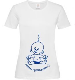 Жіноча футболка Мамин пузожитель