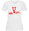 Жіноча футболка BAD GIRL Devil Білий фото