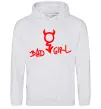 Жіноча толстовка (худі) BAD GIRL Devil Сірий меланж Жіноча толстовка (худі) BAD GIRL Devil Сірий меланж фото