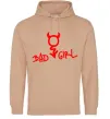 Жіноча толстовка (худі) BAD GIRL Devil Пісочний Жіноча толстовка (худі) BAD GIRL Devil Пісочний фото