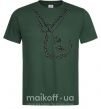 Мужская футболка КРОКОДИЛ Темно-зеленый фото