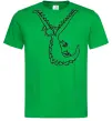 Мужская футболка Крокодил Зеленый фото