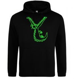 Женская толстовка (худи) Крокодил