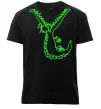 Чоловіча преміум футболка Крокодил Чорний фото