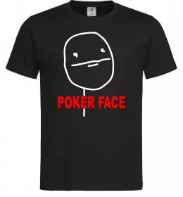 Мужская футболка POKER FACE Черный фото