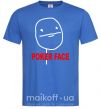 Мужская футболка POKER FACE Ярко-синий фото