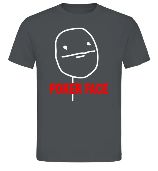 Мужская футболка POKER FACE Графит фото