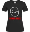 Жіноча футболка POKER FACE Чорний фото
