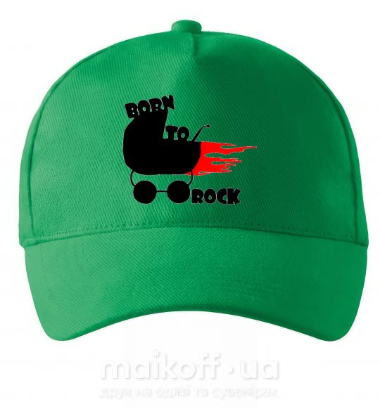 Кепка BORN TO ROCK Зелений фото