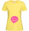 Жіноча футболка GIRL галочка Лимонний Жіноча футболка GIRL галочка Лимонний фото