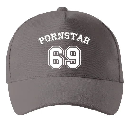 Кепка Надпись PORNSTAR 69 Сірий фото