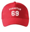 Кепка Надпись PORNSTAR 69 Червоний фото