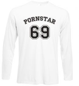 Лонгслив Надпись PORNSTAR 69