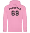 Чоловіча толстовка (худі) Надпись PORNSTAR 69 Рожевий фото