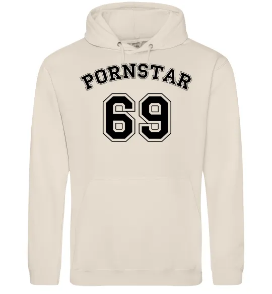 Женская толстовка (худи) Надпись PORNSTAR 69 Таш фото