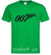 Чоловіча футболка MY NAME IS 007 Зелений фото
